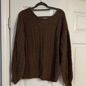 Mine Tan Knit Sweater